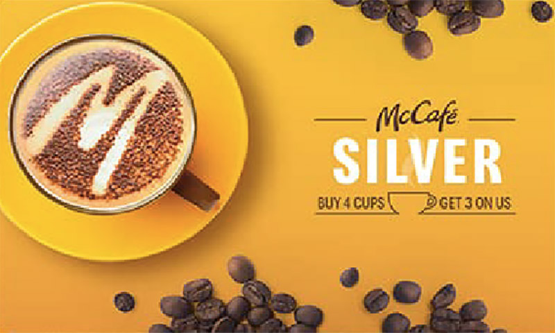 McDonald’s McCafe Membership Card - Silver