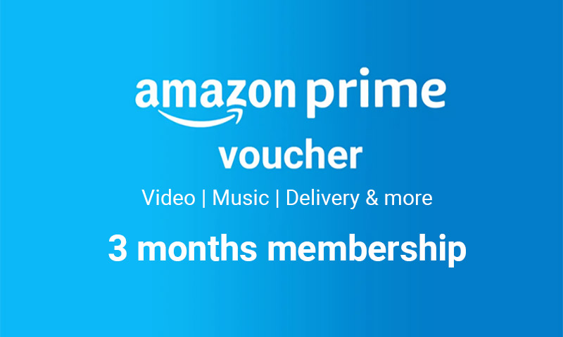 Amazon Prime Voucher-3 months Membership