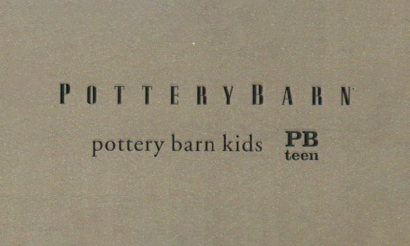 Pottery barn (including kids & teens)