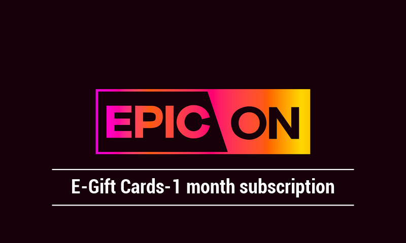 Epic On  E-Gift Cards-1 month subscription