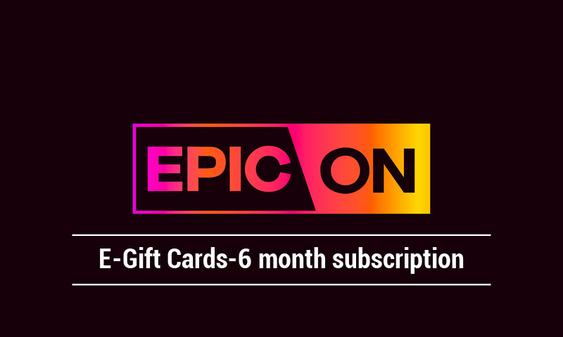 Epic On  E-Gift Cards-6 month subscription
