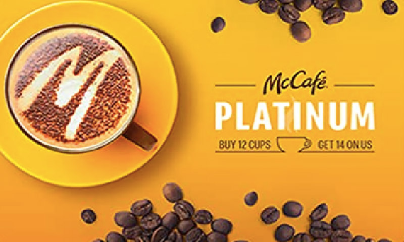 McDonald’s McCafe Membership Card - Platinum